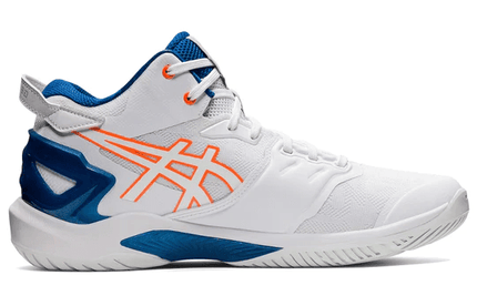 Men's Asics Gel Burst 26 White Shocking Orange Shoes