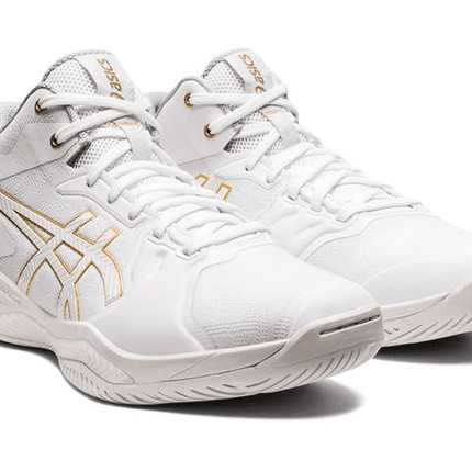 Men's Asics Gel Burst 26 White Gold Shoes
