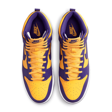 Men's Dunk High Retro Lakers Shoes