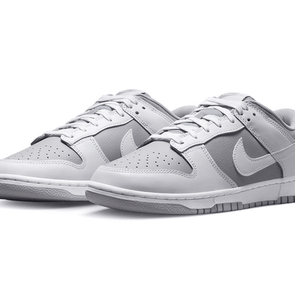 Men's Dunk Low Grey White Shoes