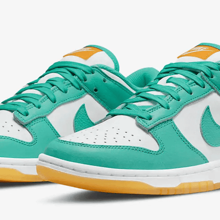 Men's SB Dunk Low Turquoise And Orange Shoes
