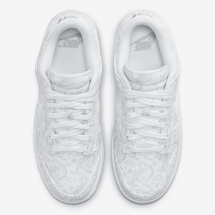 Men's SB Dunk Low White Paisley Shoes