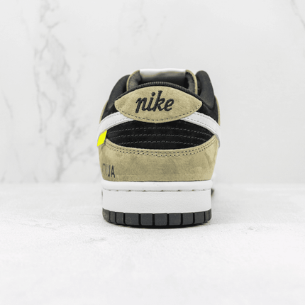 Men's SB Dunk Low WTVUA Green Suede Shoes