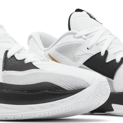 Men's Kyrie Low 5 White Black Metallic Gold Shoes