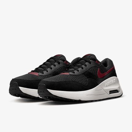 Women's Air Max SYSTM Black Team Red Shoes