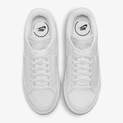 Women's Court Legacy Lift Triple White Shoes