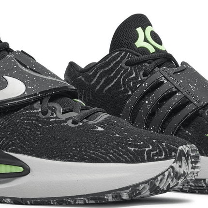 Men's KD 14 Black Lime Glow Shoes