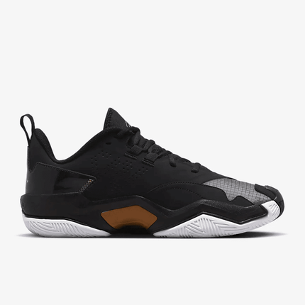 Men's Jordan One Take 4 Black Metallic Gold Shoes