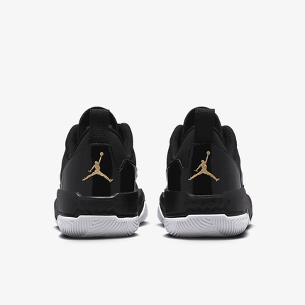 Men's Jordan One Take 4 Black Metallic Gold Shoes