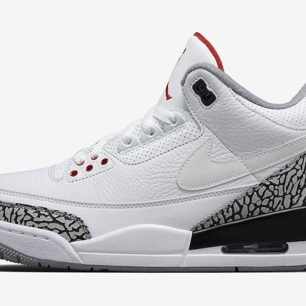 Men's Air Jordan 3 Tinker White Cement Shoes