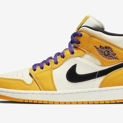 Men's Air Jordan 1 Lakers Shoes