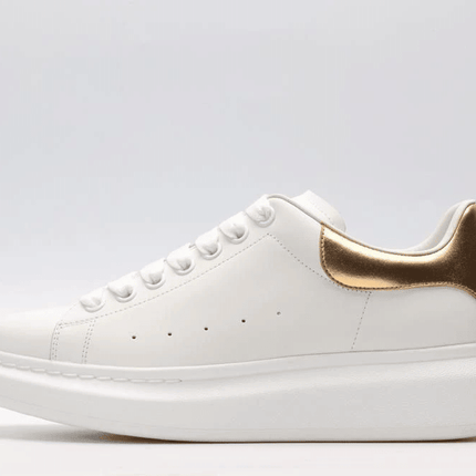 Men's Alexander MCQueen Oversized Sole Leather Sneakers Shoes V5