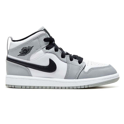 Men's Air Jordan 1 Mid Light Smoke Grey Shoes