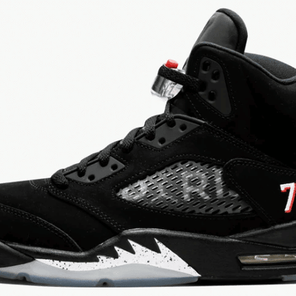 Men's Air Jordan 5 Paris Saint Germain PSG Black Shoes