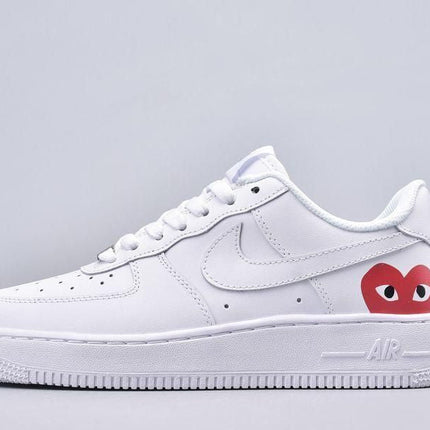 Men's Air Force 1 X Comme Des Garcons Play Shoes