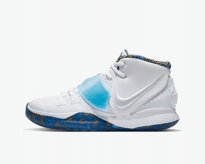 Men's Kyrie 6 White Sapphire Shoes