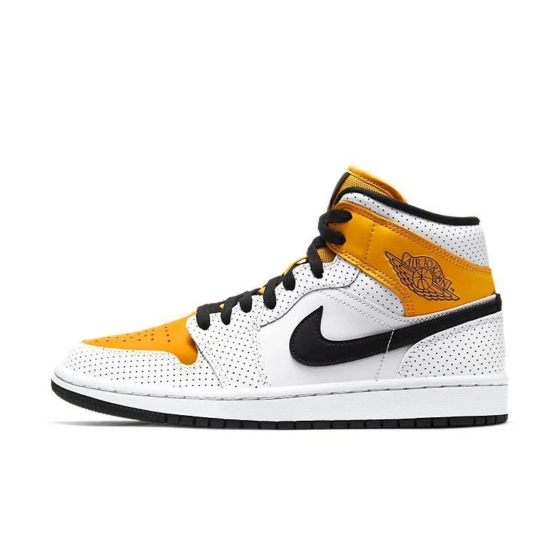 Men's Air Jordan 1 Mid Perforated Shoes