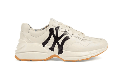 Men's Gucci Rhyton x New York Yankees NY Sneaker Shoes