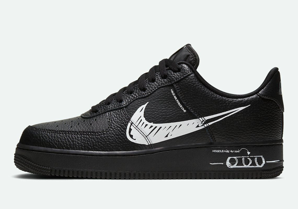 Men's Air Force 1 Low Sketch White Shoes