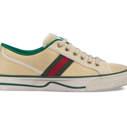 Men's Gucci Tennis 1977 Cream Sneaker Shoes