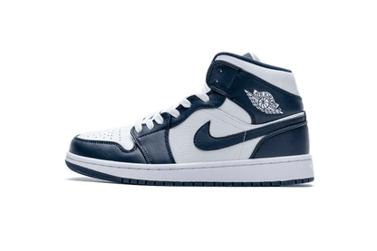 Men's Air Jordan 1 Mid Obsidian Shoes