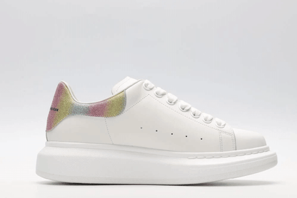 Men's Alexander MCQueen Oversized Sole Leather Sneakers Shoes V6