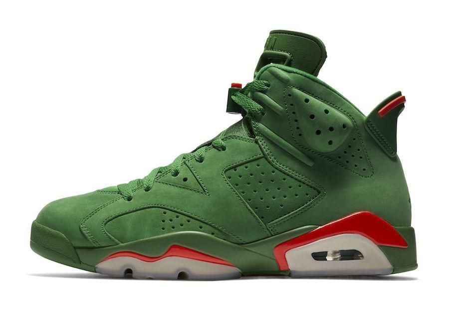 Men's Air Jordan 6 Gatorade Green Shoes