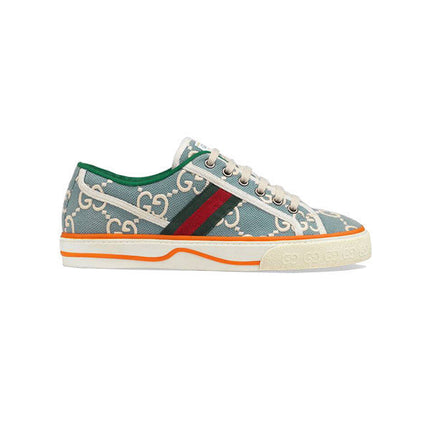 Men's Gucci Tennis 1977 Light Blue Sneaker Shoes