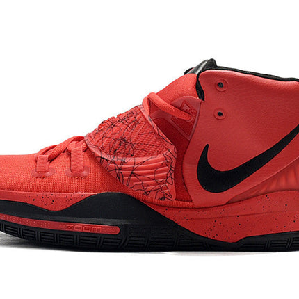 Men's Kyrie 6 Red Black Shoes