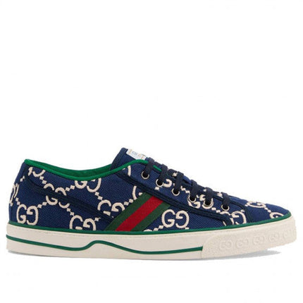 Men's Gucci Tennis 1977 Ink Blue Sneaker Shoes