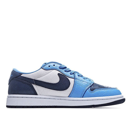 Men's Air Jordan 1 Low UNC White Blue Shoes