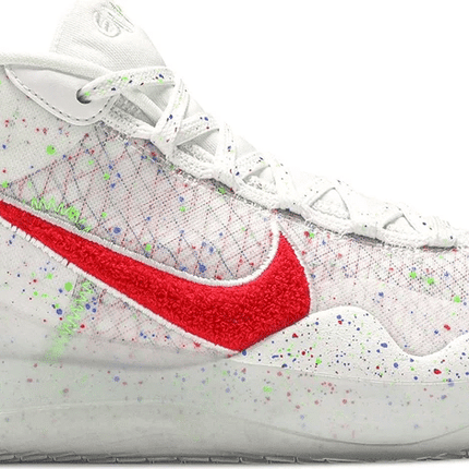 Men's KD 12 Enspire White Pink Shoes