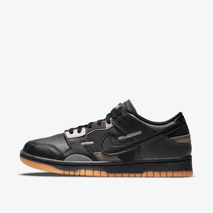 Men's SB Dunk Low Dunk Scrap Black Gum Shoes