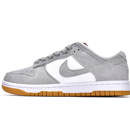 Men's SB Dunk Low Ash White Red Shoes