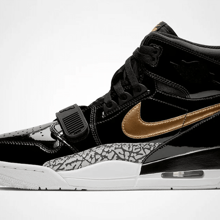 Men's Air Jordan Legacy 312 Black Gold Shoes