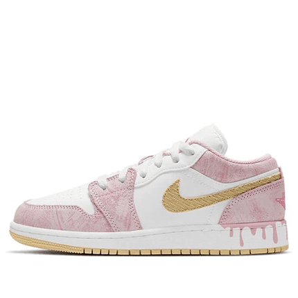 Men's Air Jordan 1 Low GS Strawberry Ice Cream Shoes