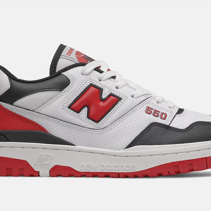 Men's New Balance 550 Shifted Sport Pack White Red Shoes