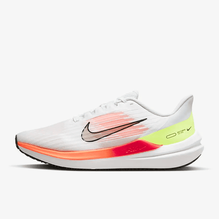 Men's Air Zoom Winflo 9 White Bright Crimson Shoes