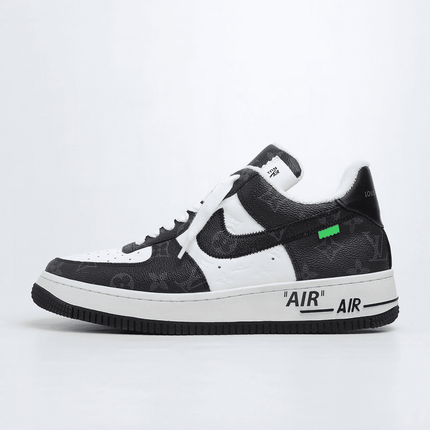 Men's Air Force 1 Low x Louis Vuitton Black White Shoes