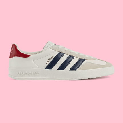 Men's Adidas x Gucci Gazelle White Shoes