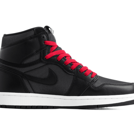 Men's Air Jordan 1 High OG Shimmers Black Satin Shoes