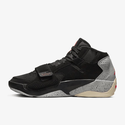 Men's Air Jordan Zion 2 Black Cement Shoes