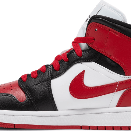 Men's Air Jordan 1 Mid Alternate Bred Toe Shoes