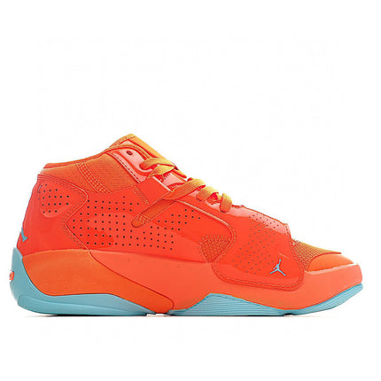 Men's Air Jordan Zion 2 Orange Sky Blue Shoes