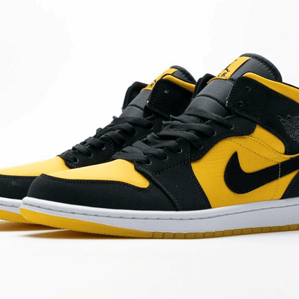 Men's Air Jordan 1 Mid University Gold Shoes