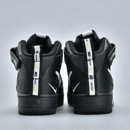 Men's Air Force 1 Mid Utility Black Shoes