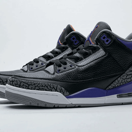 Men's Air Jordan 3 Court Purple Shoes