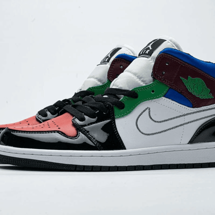 Men's Air Jordan 1 Mid SE Multicolor Shoes