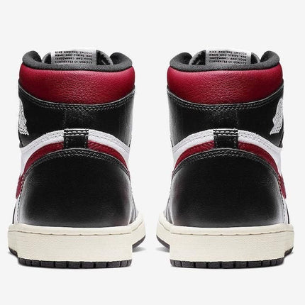 Men's Air Jordan 1 Black White Gym Red Shoes