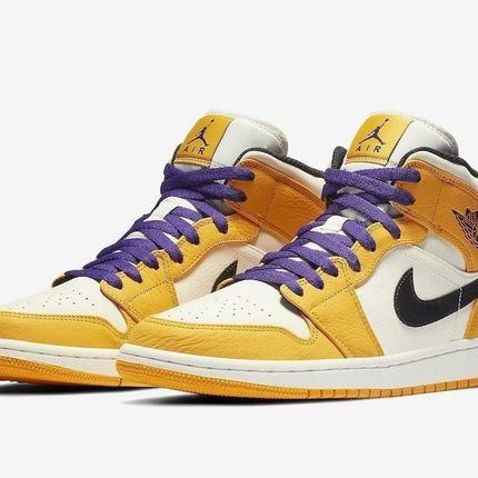Men's Air Jordan 1 Lakers Shoes
